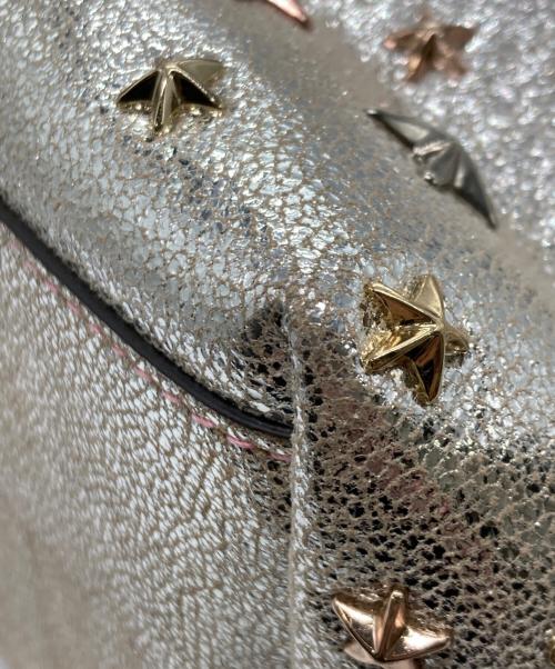 JIMMY CHOO（ジミーチュウ）JIMMY CHOO (ジミーチュウ) メタリックスタッズ2WAYバッグの古着・服飾アイテム