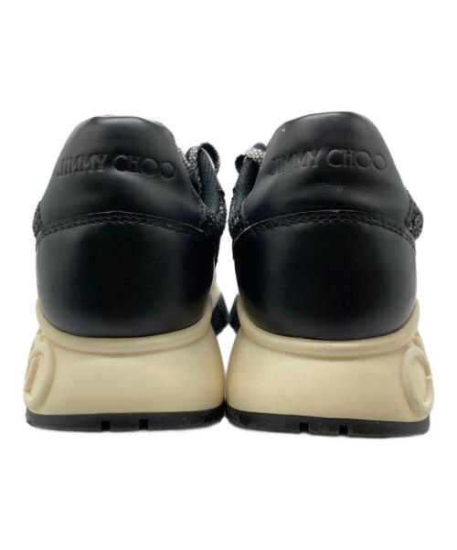 JIMMY CHOO（ジミーチュウ）JIMMY CHOO (ジミーチュウ) 厚底グリッタースニーカー ブラック サイズ:37の古着・服飾アイテム