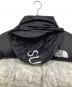 中古・古着 THE NORTH FACE (ザ ノース フェイス) Supreme (シュプリーム) ペーパープリントヌプシダウンジャケット / Paper Print Nuptse Jacket グレー サイズ:L：70000円