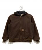 CarHarttカーハート）の古着「WASHED DUCK INSULATED ACTIVE JACKET」｜ブラウン