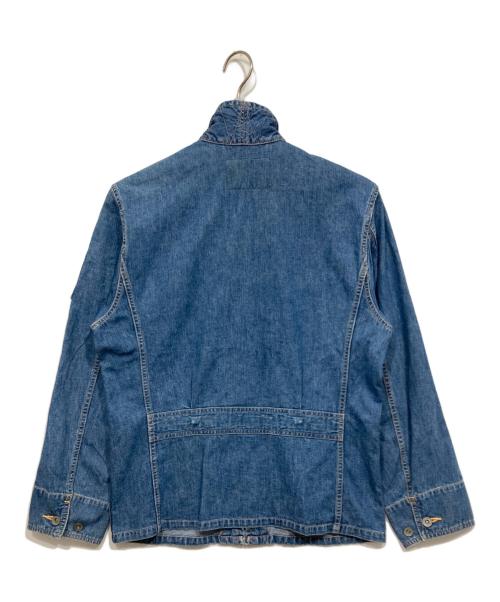 RATS（ラッツ）RATS (ラッツ) アビエイターデニムジャケット ブルー サイズ:Lの古着・服飾アイテム