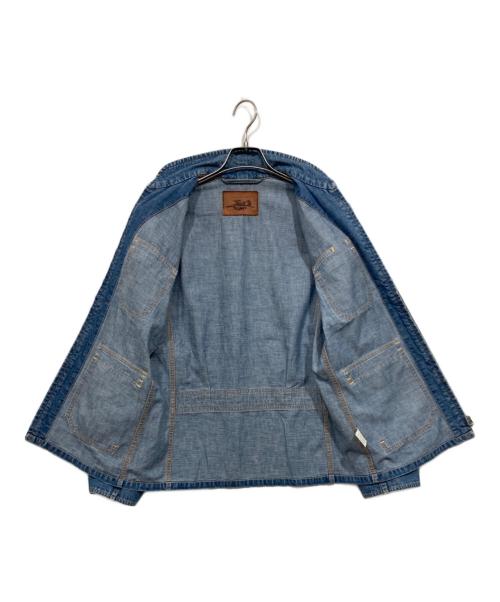 RATS（ラッツ）RATS (ラッツ) アビエイターデニムジャケット ブルー サイズ:Lの古着・服飾アイテム