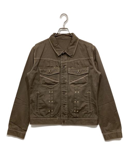 DeeTA（ディーティーエー）DeeTA (ディーティーエー) ジャケット ブラウン サイズ:Mの古着・服飾アイテム