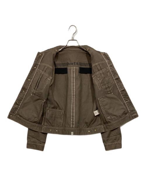 DeeTA（ディーティーエー）DeeTA (ディーティーエー) ジャケット ブラウン サイズ:Mの古着・服飾アイテム