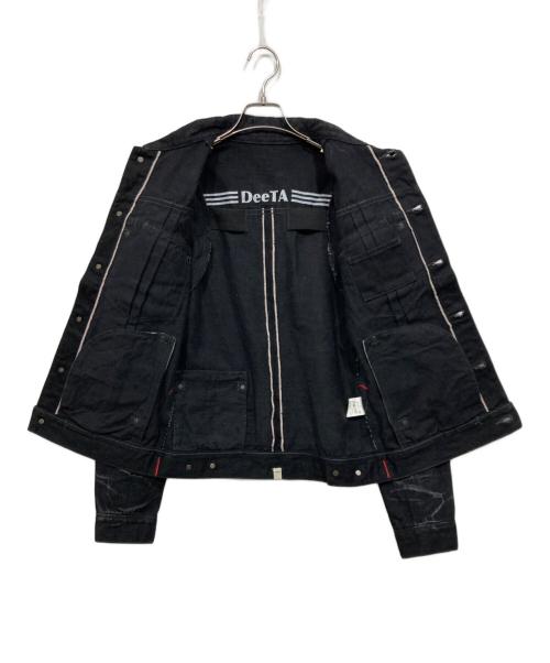 DeeTA（ディーティーエー）DeeTA (ディーティーエー) デニムジャケット ブラック サイズ:Mの古着・服飾アイテム