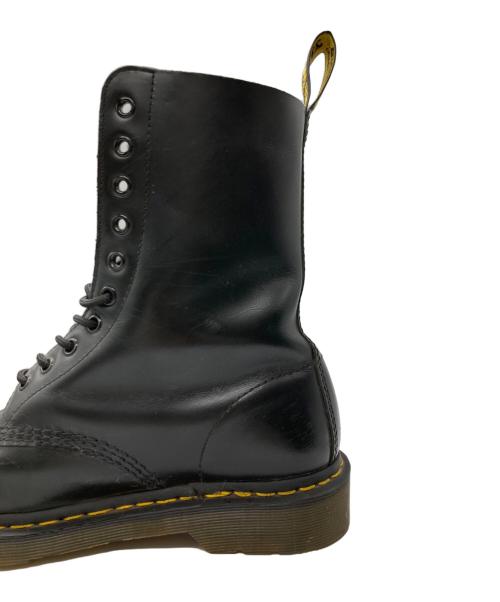 Dr.Martens（ドクターマーチン）Dr.Martens (ドクターマーチン) 10ホールブーツ ブラック サイズ:UK7の古着・服飾アイテム