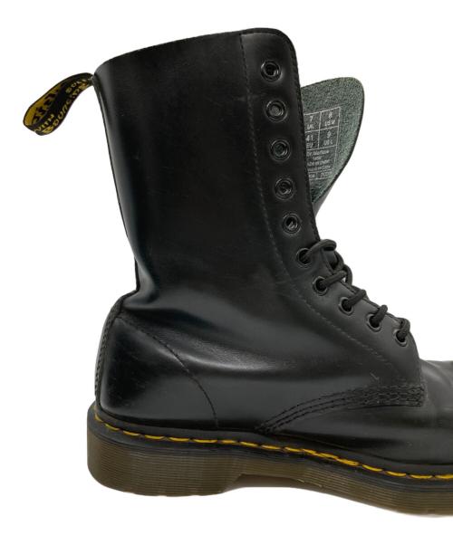 Dr.Martens（ドクターマーチン）Dr.Martens (ドクターマーチン) 10ホールブーツ ブラック サイズ:UK7の古着・服飾アイテム