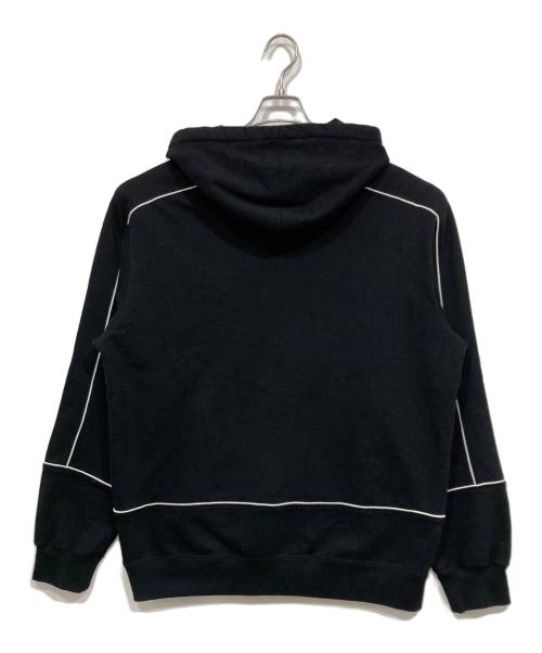 SUPREME（シュプリーム）Supreme (シュプリーム) Piping Hooded Sweatshirt ブラック サイズ:XLの古着・服飾アイテム