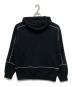 Supreme (シュプリーム) Piping Hooded Sweatshirt ブラック サイズ:XL：13000円