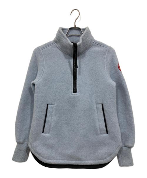 CANADA GOOSE（カナダグース）CANADA GOOSE (カナダグース) ハーフジップフリースジャケット/Severn 1/2 Zip Fleece Sweater ブルー サイズ:SPの古着・服飾アイテム