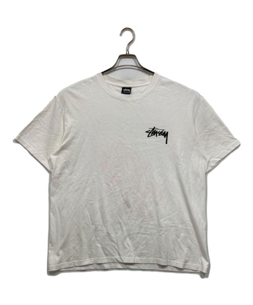stussy（ステューシー）stussy (ステューシー) Fuzzy Dice Tee ホワイト サイズ:Lの古着・服飾アイテム