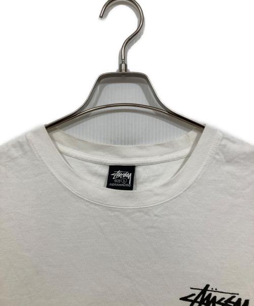 stussy（ステューシー）stussy (ステューシー) Fuzzy Dice Tee ホワイト サイズ:Lの古着・服飾アイテム
