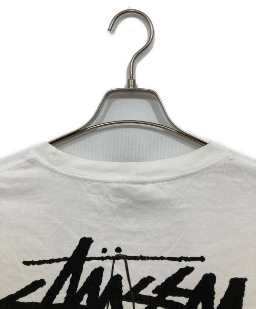 stussy（ステューシー）stussy (ステューシー) Fuzzy Dice Tee ホワイト サイズ:Lの古着・服飾アイテム
