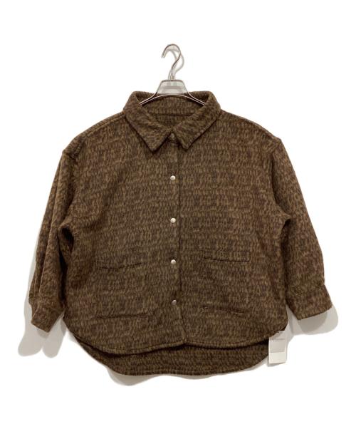 keep being you（キープビーイングユー）keep being you (キープビーイングユー) ウールジャケット ブラウン サイズ:Fの古着・服飾アイテム