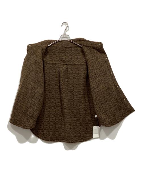 keep being you（キープビーイングユー）keep being you (キープビーイングユー) ウールジャケット ブラウン サイズ:Fの古着・服飾アイテム