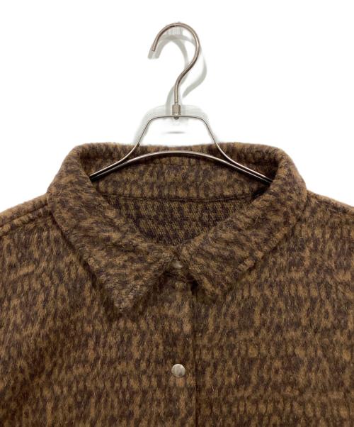 keep being you（キープビーイングユー）keep being you (キープビーイングユー) ウールジャケット ブラウン サイズ:Fの古着・服飾アイテム