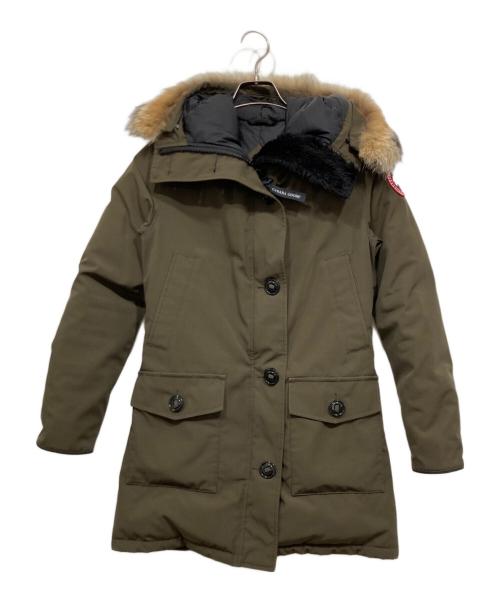 CANADA GOOSE（カナダグース）CANADA GOOSE (カナダグース) BRONTE PARKA オリーブ サイズ:M/Mの古着・服飾アイテム