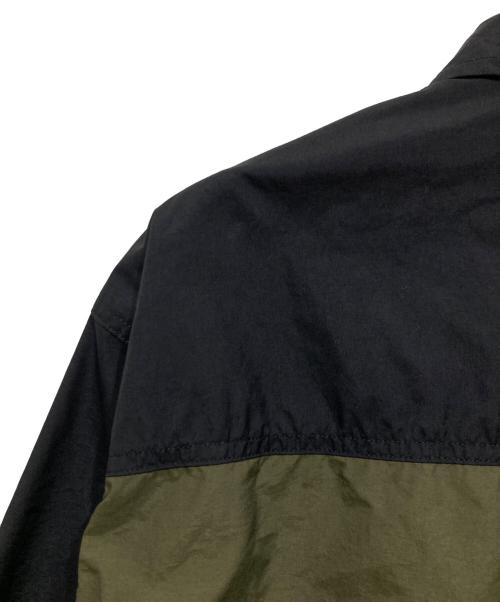 THE NORTH FACE（ザ ノース フェイス）THE NORTH FACE (ザ ノース フェイス) L/S Nuptse Shirt グリーン×ブラック サイズ:Lの古着・服飾アイテム