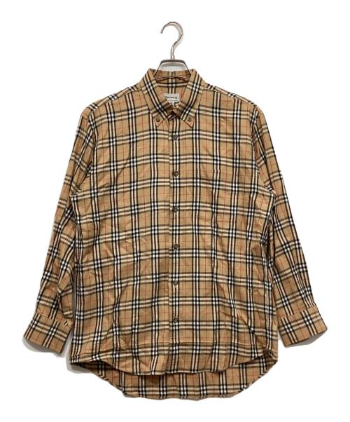 Burberry's（バーバリーズ）Burberry's (バーバリーズ) ノヴァチェックシャツ ブラウン サイズ:LYの古着・服飾アイテム
