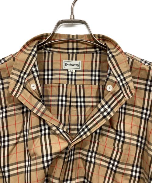 Burberry's（バーバリーズ）Burberry's (バーバリーズ) ノヴァチェックシャツ ブラウン サイズ:LYの古着・服飾アイテム