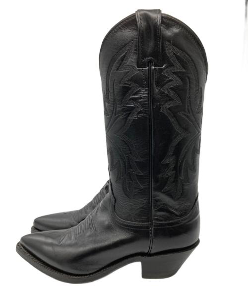 Justin boot（ジャスティンブーツ）Justin boot (ジャスティンブーツ) ウェスタンブーツ ブラック サイズ:6 1/2Bの古着・服飾アイテム