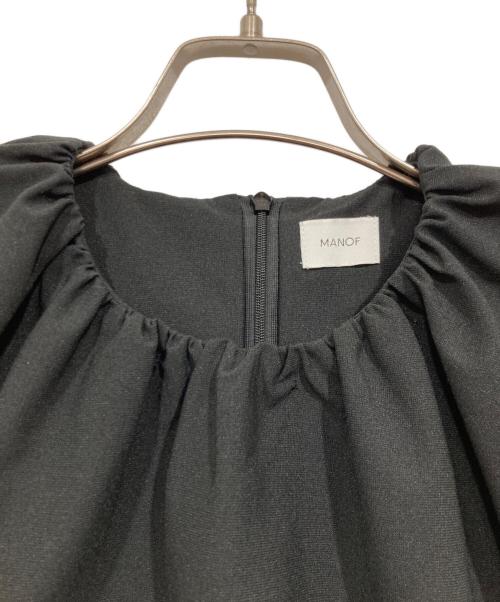 MANOF（マノフ）MANOF (マノフ) BALLOON CUT TOPS ブラック サイズ:Fの古着・服飾アイテム