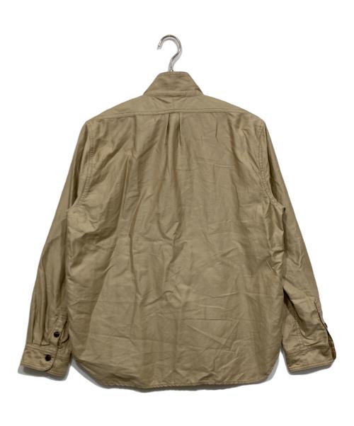MOTOR by HIDEO MOTOIKE（ヒデオ モトイケ）MOTOR by HIDEO MOTOIKE (ヒデオ モトイケ) ショールカラーシャツ ベージュ サイズ:Ｍの古着・服飾アイテム