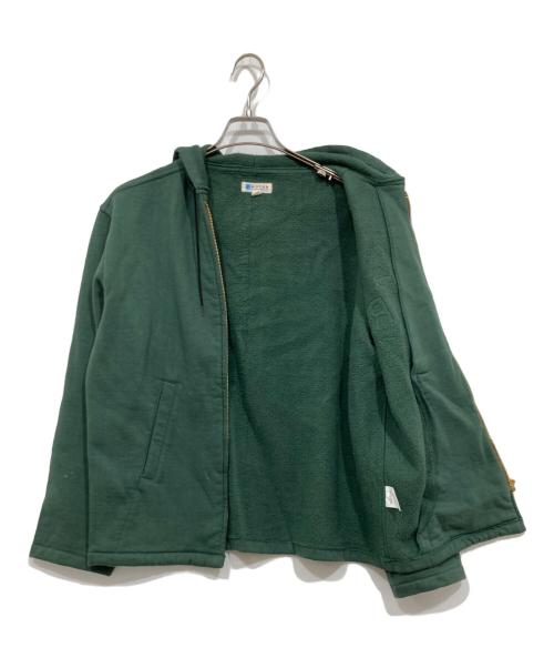 MOTOR by HIDEO MOTOIKE（ヒデオ モトイケ）MOTOR by HIDEO MOTOIKE (ヒデオ モトイケ) ジップパーカー グリーン サイズ:Mの古着・服飾アイテム