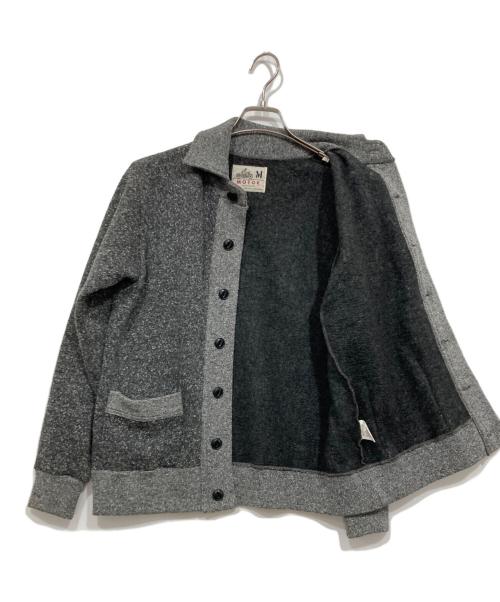 MOTO MOTOR（モト モーター）MOTO MOTOR (モト モーター) 霜降りカーディガン グレー サイズ:Ｍの古着・服飾アイテム