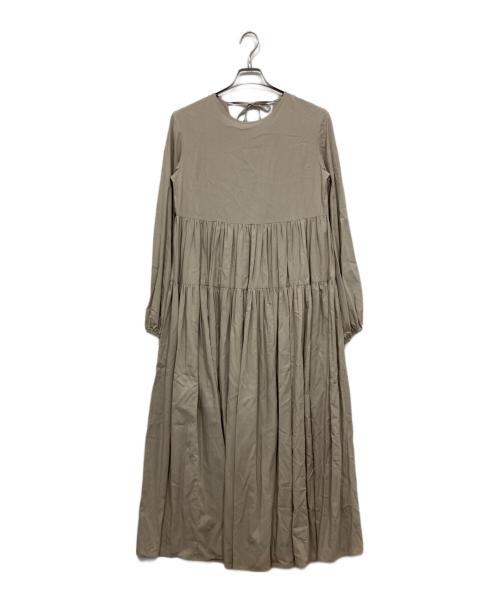 CaNARi（カナリ）CaNARi (カナリ) ティアードワンピース ベージュ サイズ:38の古着・服飾アイテム