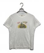 MOTOR by HIDEO MOTOIKEヒデオ モトイケ）の古着「プリントTシャツ」｜ホワイト