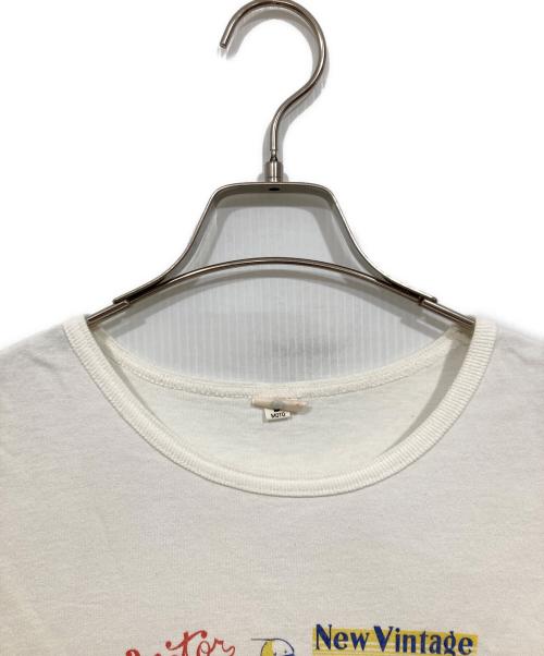 MOTOR by HIDEO MOTOIKE（ヒデオ モトイケ）MOTOR by HIDEO MOTOIKE (ヒデオ モトイケ) プリントTシャツ ホワイト サイズ:Sの古着・服飾アイテム