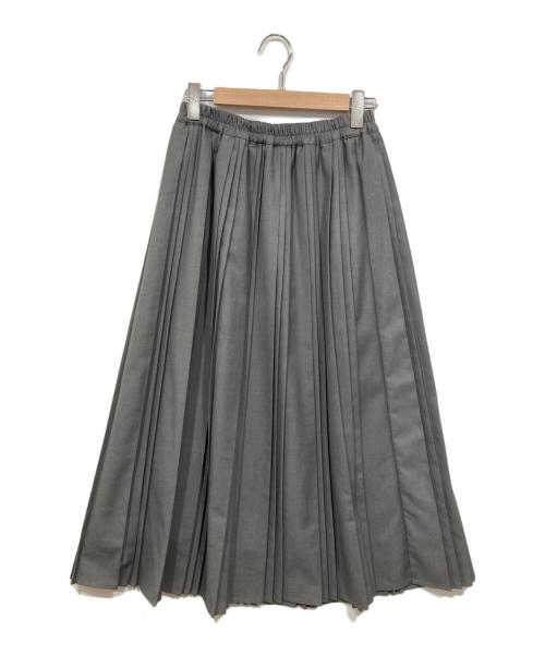 kelen（ケレン）kelen (ケレン) ランダムプリーツスカート グレー サイズ:Mの古着・服飾アイテム