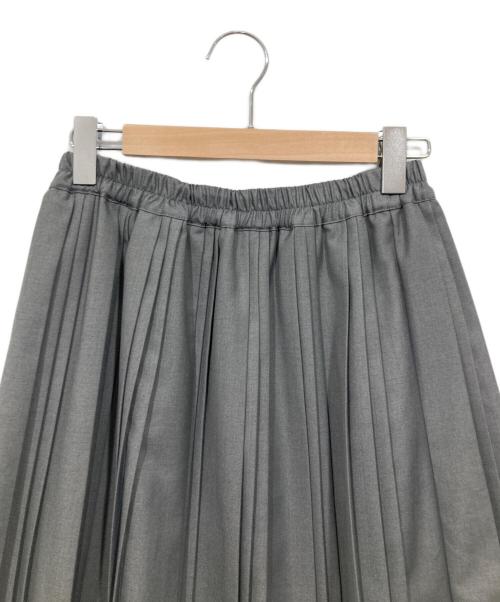 kelen（ケレン）kelen (ケレン) ランダムプリーツスカート グレー サイズ:Mの古着・服飾アイテム