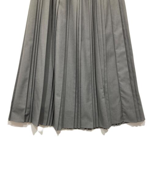 kelen（ケレン）kelen (ケレン) ランダムプリーツスカート グレー サイズ:Mの古着・服飾アイテム