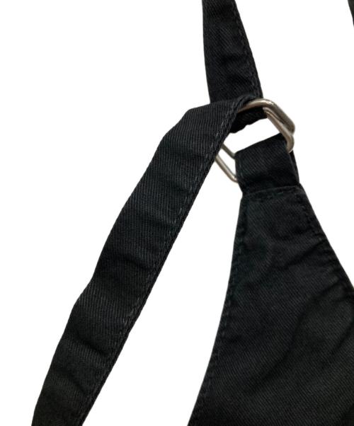 JOHNBULL（ジョンブル）Johnbull (ジョンブル) コットンリネンカルゼジップアップサロペット ブラック サイズ:Ｓの古着・服飾アイテム