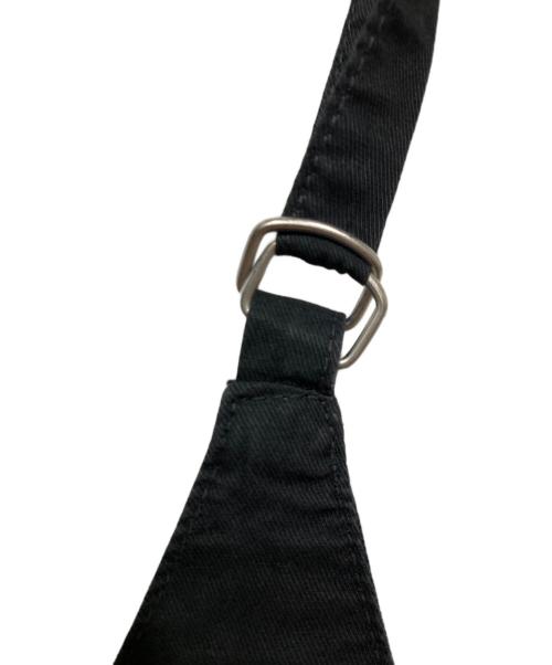 JOHNBULL（ジョンブル）Johnbull (ジョンブル) コットンリネンカルゼジップアップサロペット ブラック サイズ:Ｓの古着・服飾アイテム