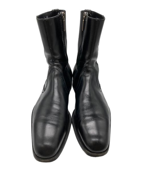 Salvatore Ferragamo（サルヴァトーレ フェラガモ）Salvatore Ferragamo (サルヴァトーレ フェラガモ) サイドジップブーツ ブラック サイズ:7EEの古着・服飾アイテム