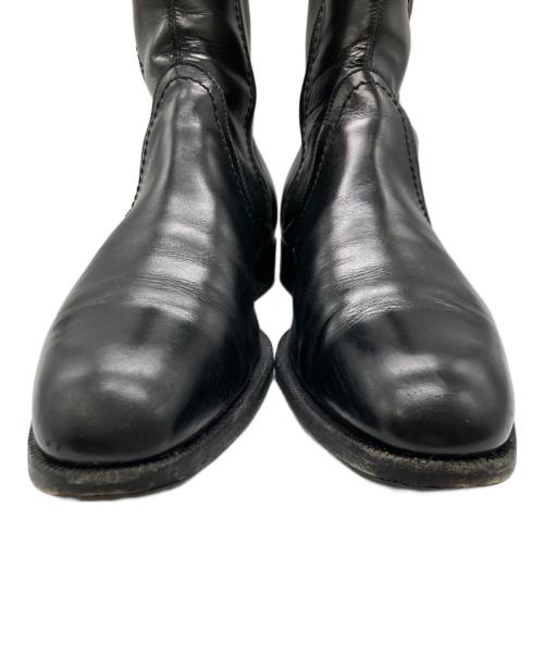 Salvatore Ferragamo（サルヴァトーレ フェラガモ）Salvatore Ferragamo (サルヴァトーレ フェラガモ) サイドジップブーツ ブラック サイズ:7EEの古着・服飾アイテム