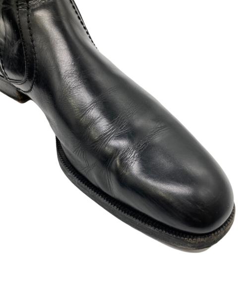 Salvatore Ferragamo（サルヴァトーレ フェラガモ）Salvatore Ferragamo (サルヴァトーレ フェラガモ) サイドジップブーツ ブラック サイズ:7EEの古着・服飾アイテム