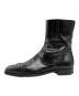 Salvatore Ferragamo (サルヴァトーレ フェラガモ) サイドジップブーツ ブラック サイズ:7EE：16000円