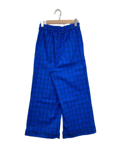 ARULLE（アリュール）arulle (アリュール) チェックパンツ ブルー サイズ:表記なしの古着・服飾アイテム
