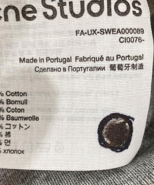 Acne studios（アクネ ストゥディオズ）ACNE STUDIOS (アクネ ストゥディオズ) Fairview Face スウェット グレー サイズ:XLの古着・服飾アイテム