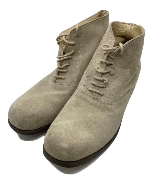 COMME des GARCONS HOMME（コムデギャルソン オム）COMME des GARCONS HOMME (コムデギャルソン オム) スウェードレースアップシューズ ベージュ サイズ:26の古着・服飾アイテム