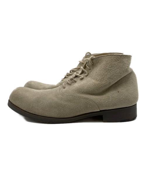 COMME des GARCONS HOMME（コムデギャルソン オム）COMME des GARCONS HOMME (コムデギャルソン オム) スウェードレースアップシューズ ベージュ サイズ:26の古着・服飾アイテム