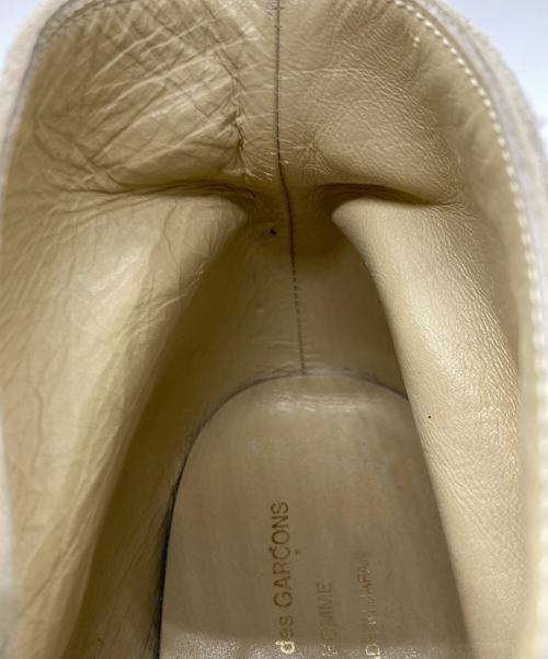 COMME des GARCONS HOMME（コムデギャルソン オム）COMME des GARCONS HOMME (コムデギャルソン オム) スウェードレースアップシューズ ベージュ サイズ:26の古着・服飾アイテム