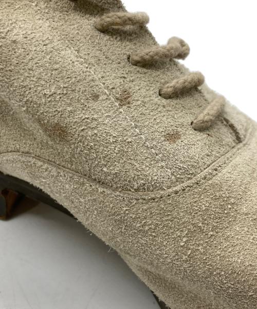 COMME des GARCONS HOMME（コムデギャルソン オム）COMME des GARCONS HOMME (コムデギャルソン オム) スウェードレースアップシューズ ベージュ サイズ:26の古着・服飾アイテム