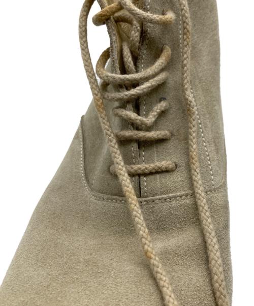 COMME des GARCONS HOMME（コムデギャルソン オム）COMME des GARCONS HOMME (コムデギャルソン オム) スウェードレースアップシューズ ベージュ サイズ:26の古着・服飾アイテム