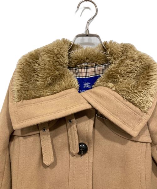 BURBERRY BLUE LABEL（バーバリー ブルー レーベル）BURBERRY BLUE LABEL (バーバリー ブルー レーベル) ウールコート ベージュ サイズ:38の古着・服飾アイテム