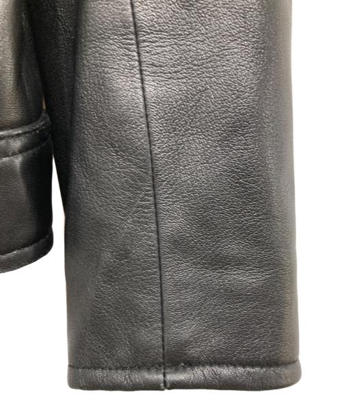 nano・universe（ナノ・ユニバース）nano・universe (ナノ・ユニバース) WONDER LIGHT LEATHERシングルライダース ブラック サイズ:Ｓの古着・服飾アイテム